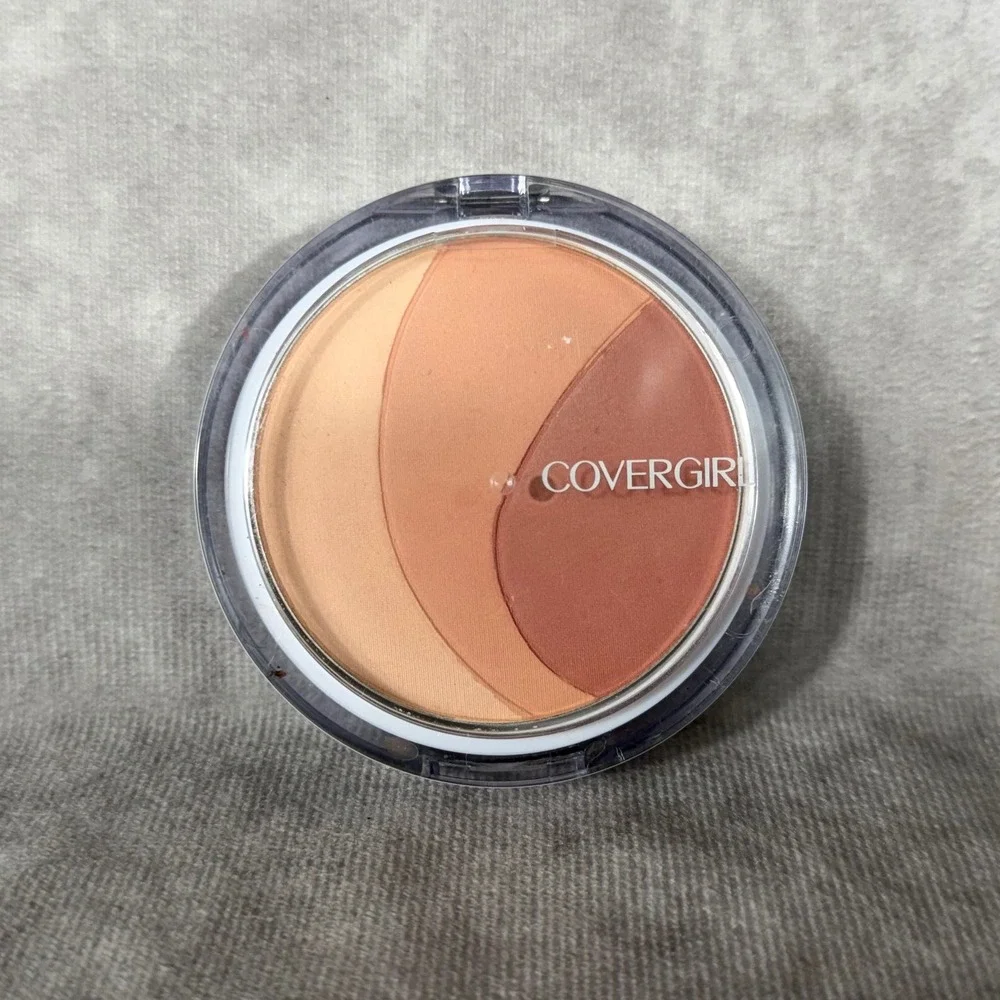 CoverGirl Clean Glow Blush 100 Roses 3n1 Matte Powder Compact Discontinued NWOB